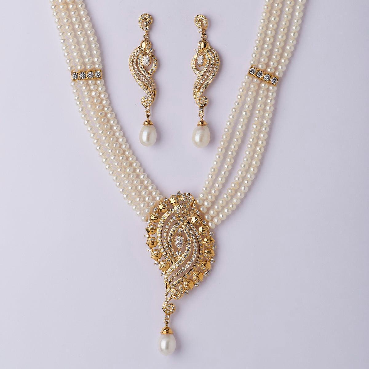 Ravishing and Trendy Real Pearl Rani Har - Chandrani Pearls