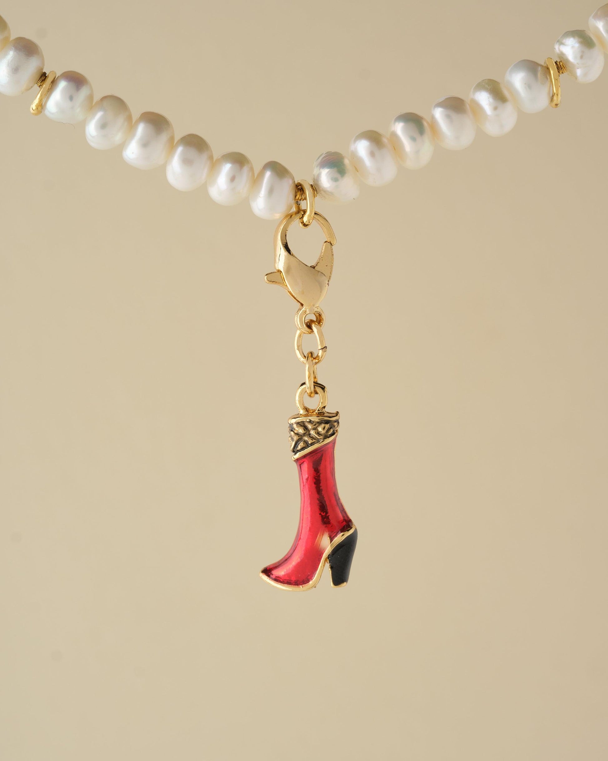 Red Boots Charm - Chandrani Pearls