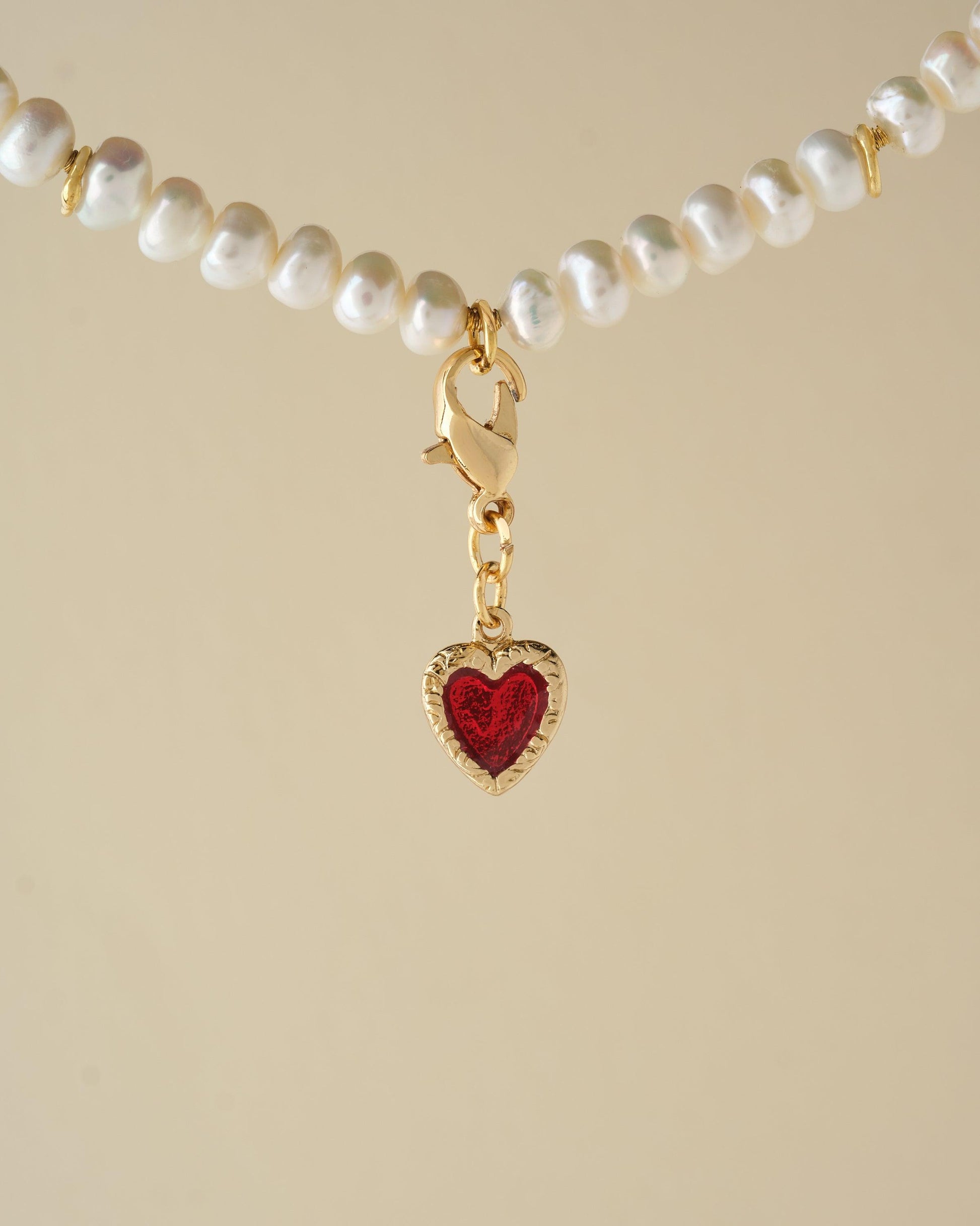 Red Heart Charm - Chandrani Pearls