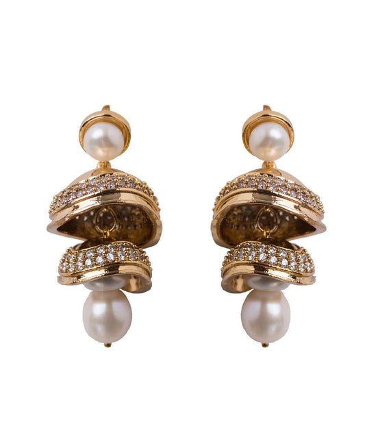 Stylish Hanging Earrings - Chandrani Pearls
