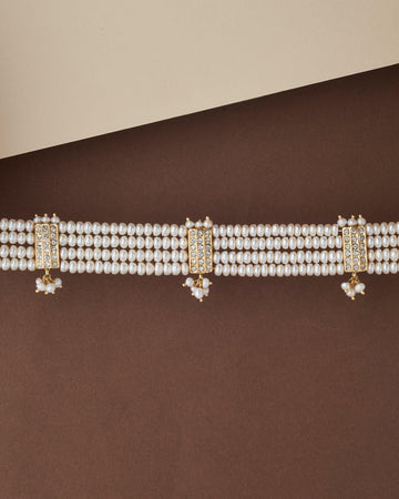 Traditional Pearl Choker Necklace - Chandrani Pearls