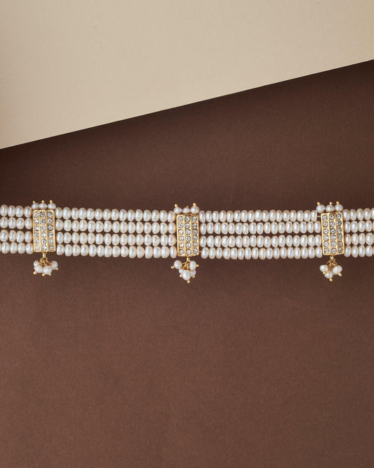 Traditional Pearl Choker Necklace - Chandrani Pearls