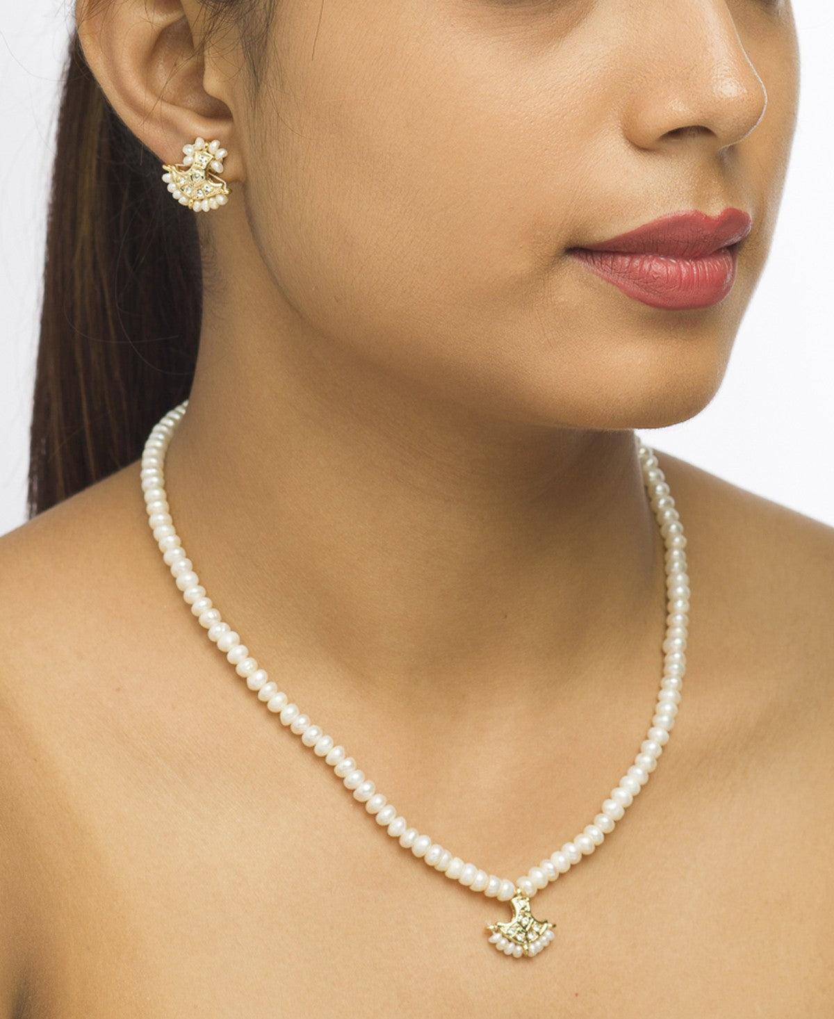 Traditional Pearl Moon Set - Chandrani Pearls