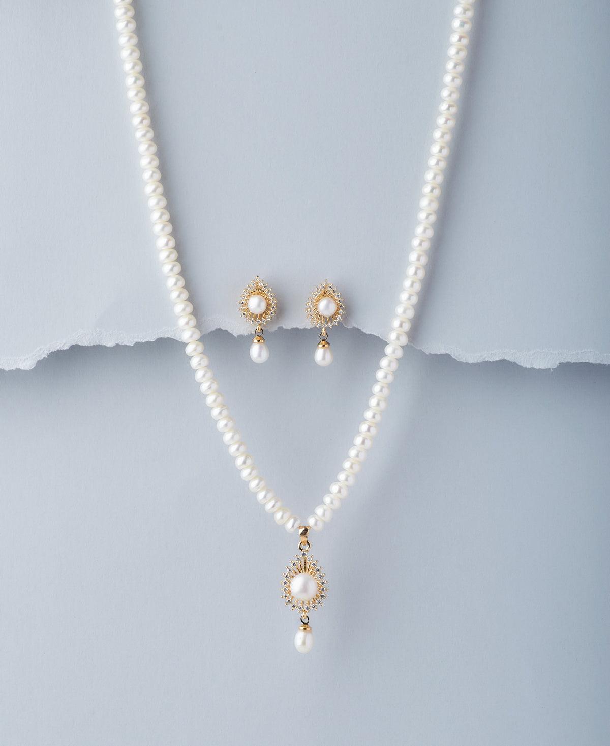 Traditional Pearl Necklace Set - Chandrani Pearls
