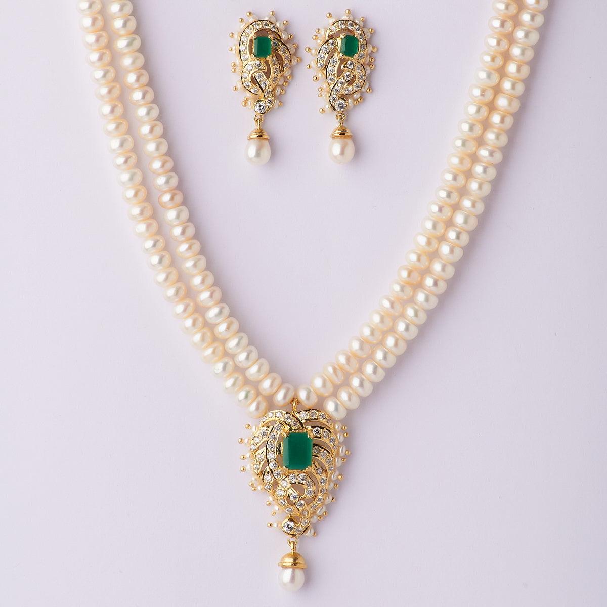 Traditional Pearl Necklace Set - Chandrani Pearls