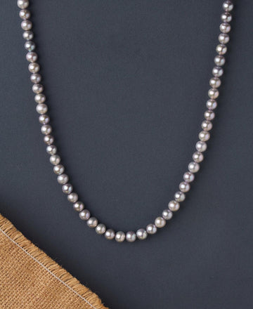 Trendy Grey Pearl Necklace - Chandrani Pearls