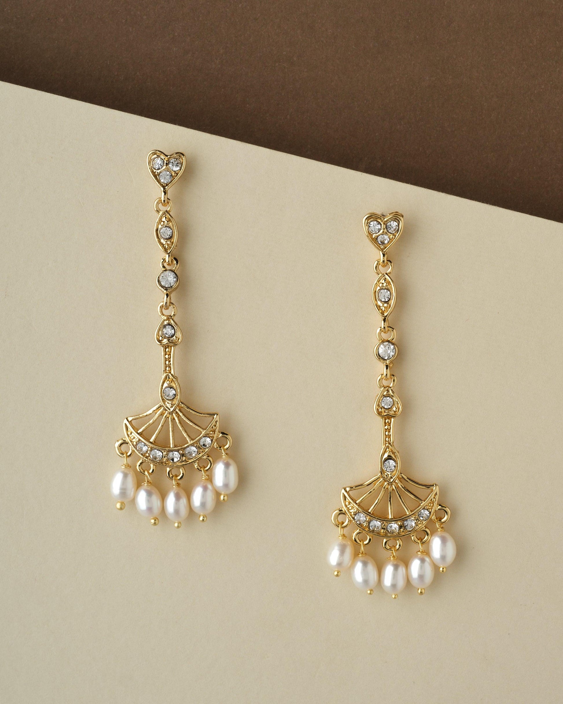Trendy Hang Pearl Jhumka - Chandrani Pearls