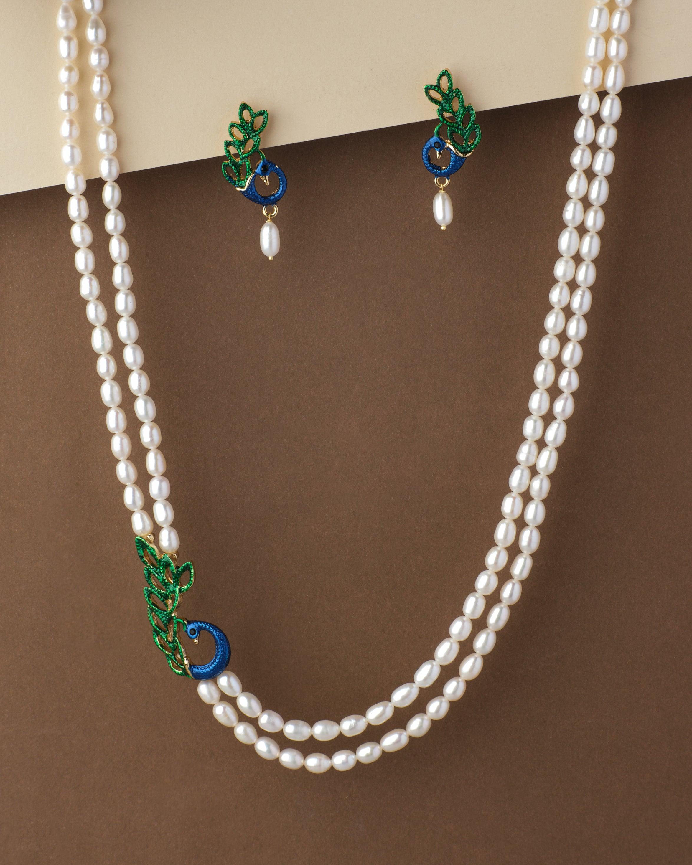 The Peacock Pearl Necklace – Symetree