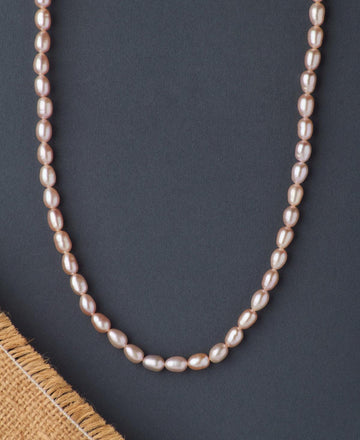 Trendy Pink Pearl Necklace - Chandrani Pearls