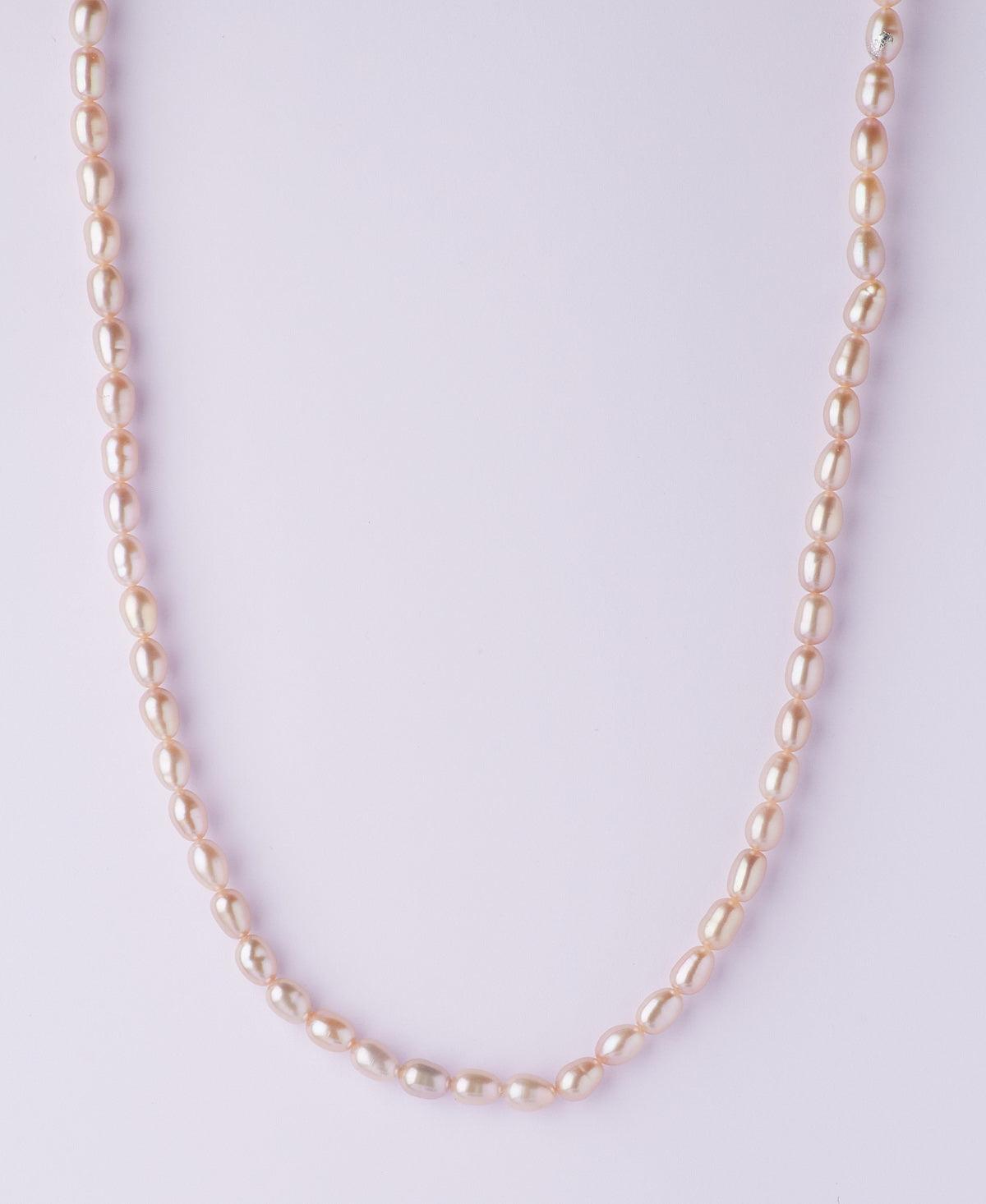 Trendy Pink Pearl Necklace - Chandrani Pearls