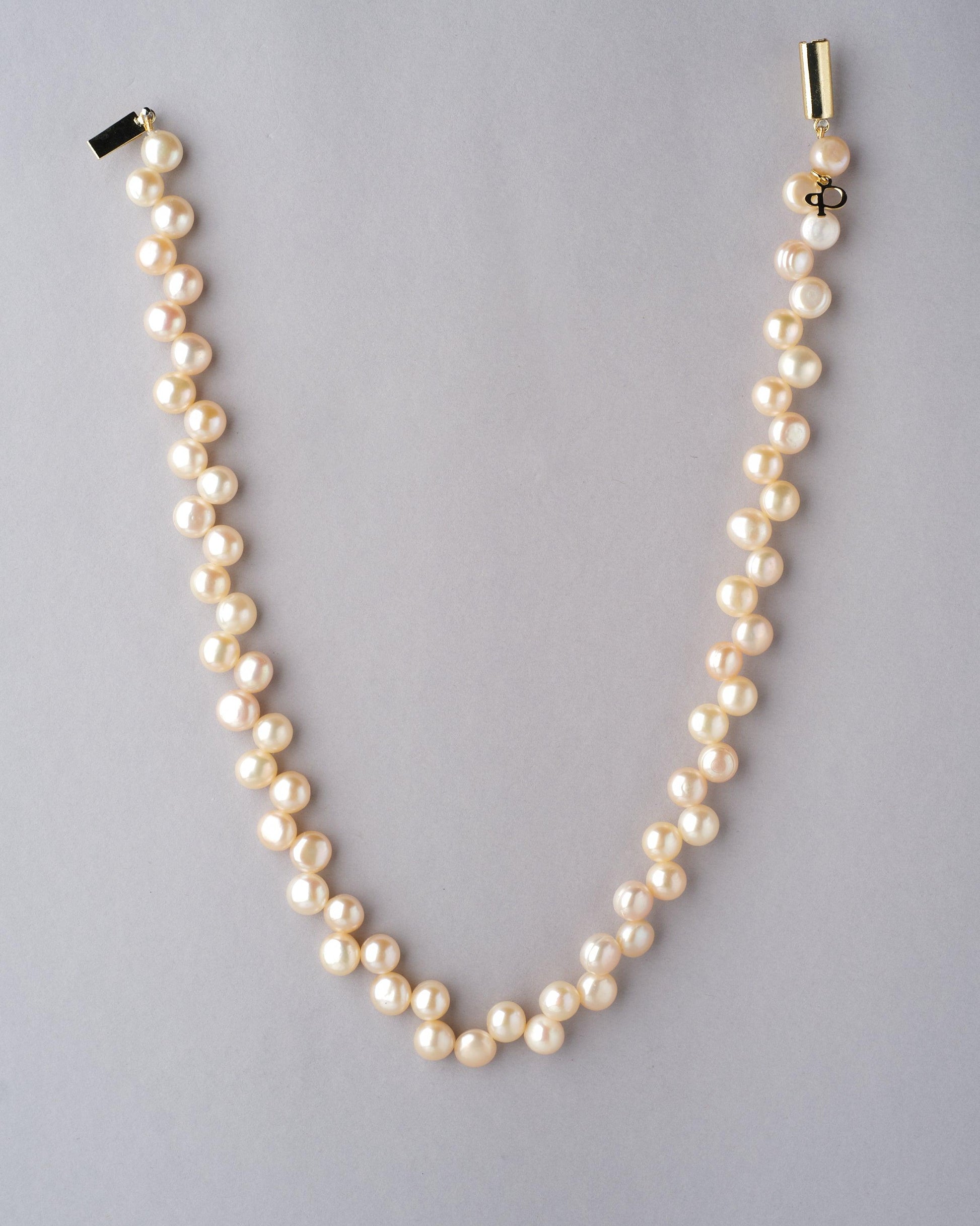 Trendy Pink Pearl Necklace M21394 - Chandrani Pearls