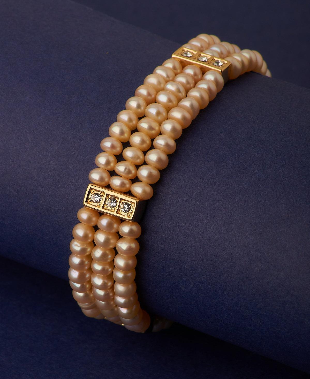 Trendy Real Pearl Bracelet - Chandrani Pearls