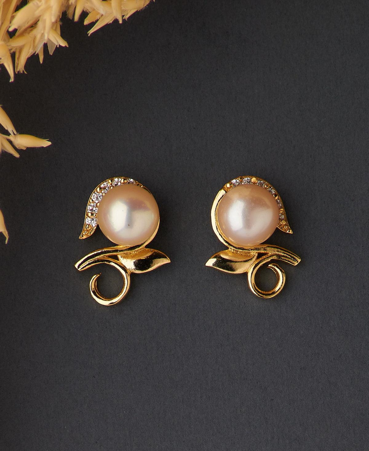 Trendy Stone Studded Earring - Chandrani Pearls