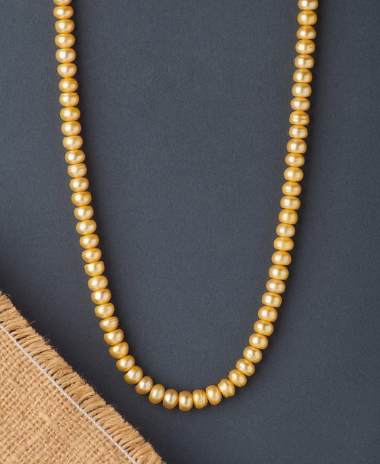 Trendy Yellow Pearl Necklace - Chandrani Pearls