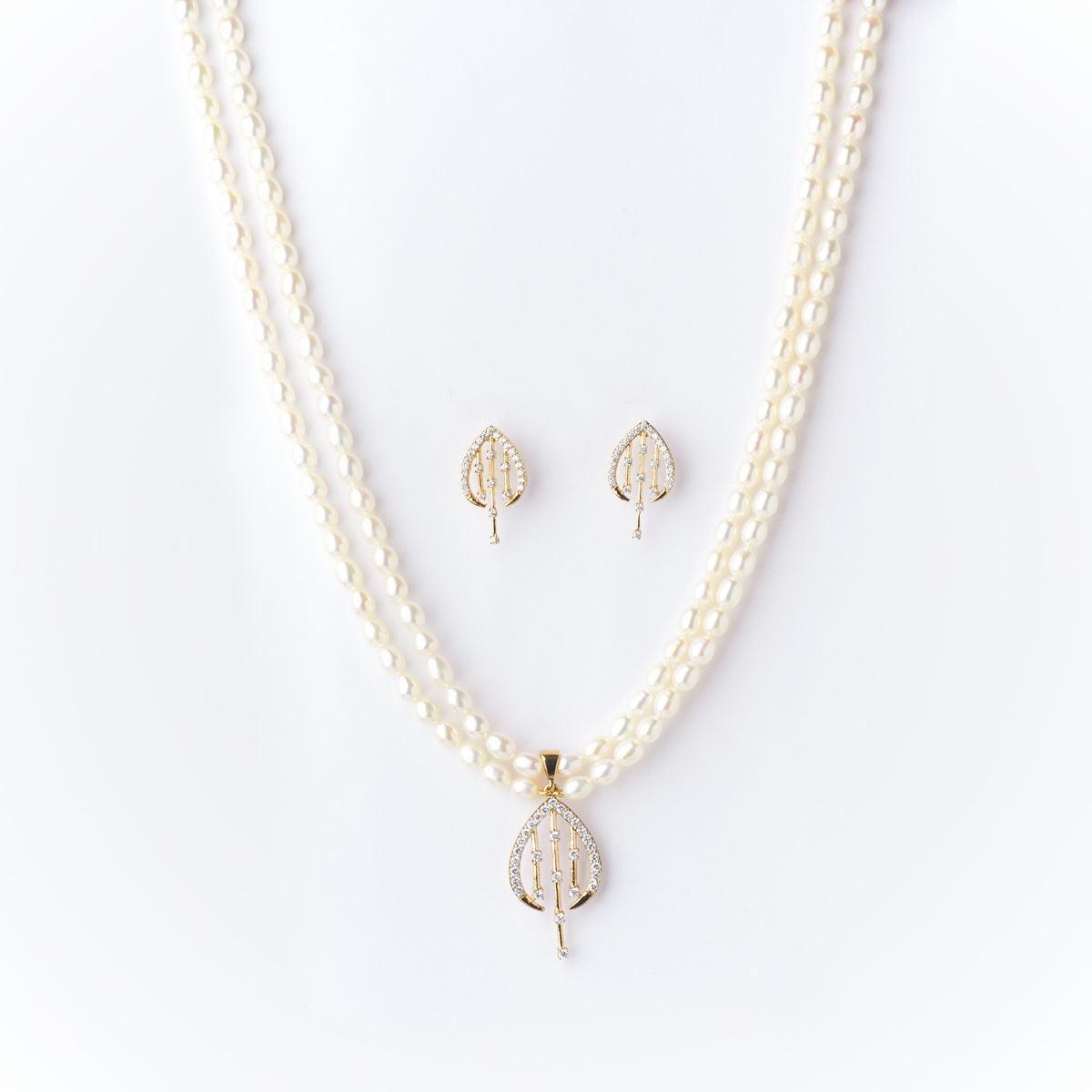 Vintage Real Pearl Necklace Set - Chandrani Pearls