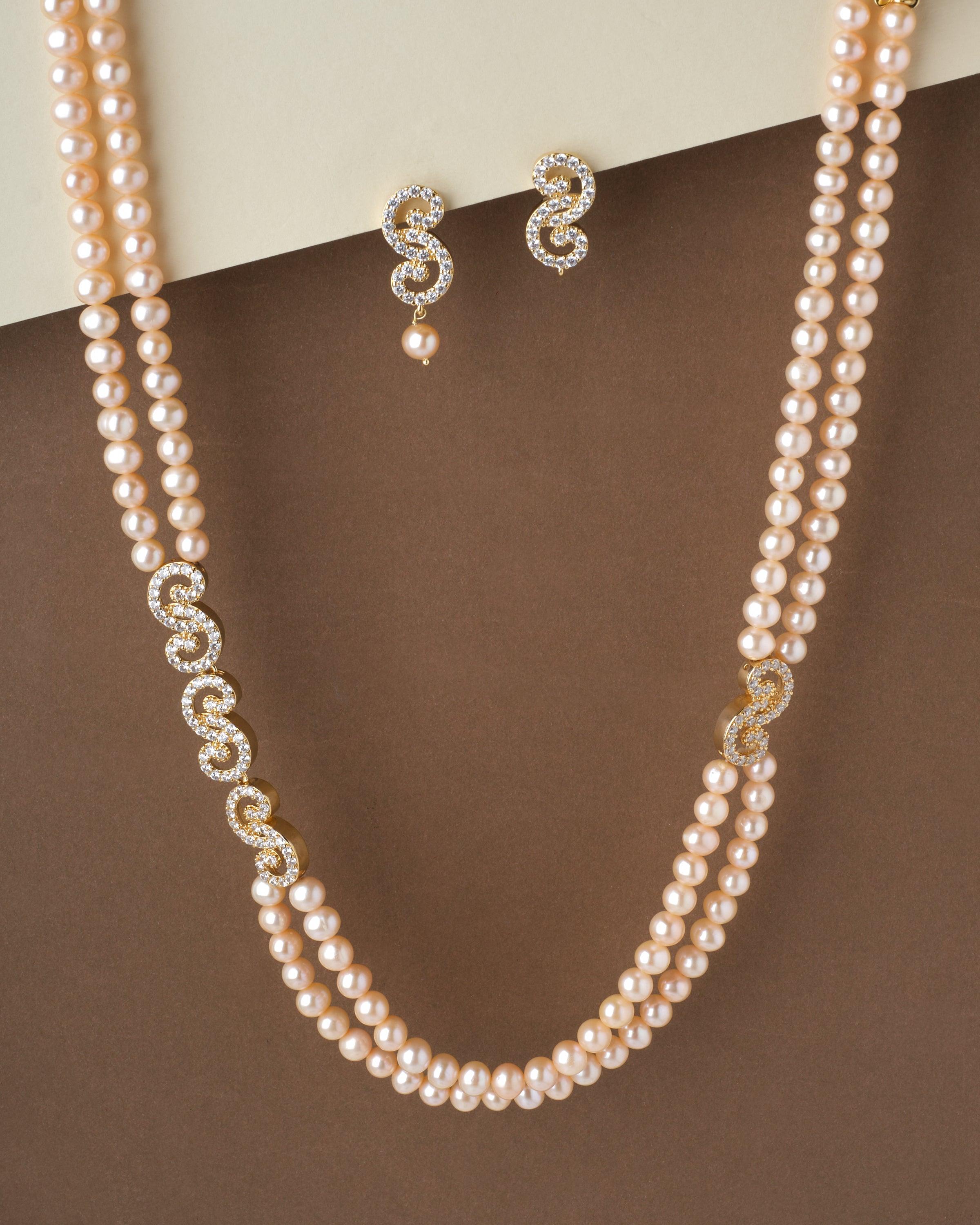 Gold Plated Pearls Vintage Necklace – Estele